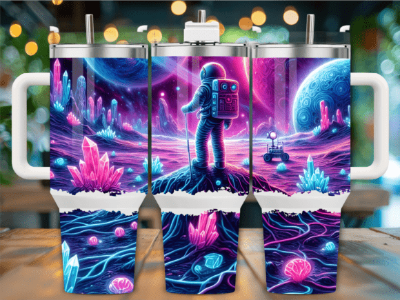 Astronaut Exploring Alien 40oz Tumbler Review