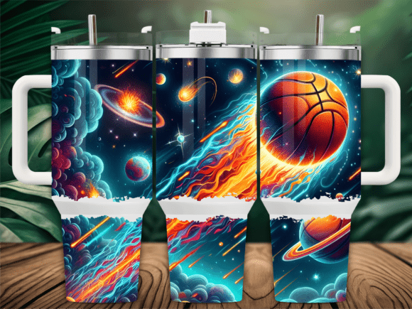 Basketball Shooting Stars 40oz Tumbler