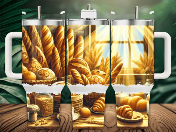 Bread Croissants Bakery 40oz Tumbler Embroidery Review