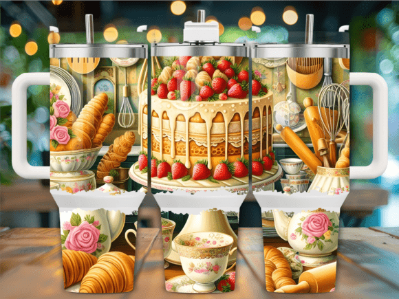Delicious Cake and Tea Set 40oz Tumbler Review