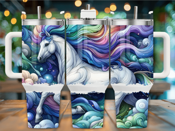 Unicorn Ocean Fantasy 40oz Tumbler Wrap Review