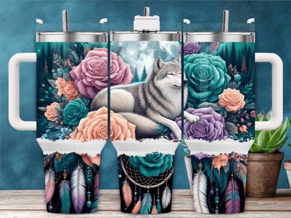 White Fox Floral Forest 40oz Tumbler Review
